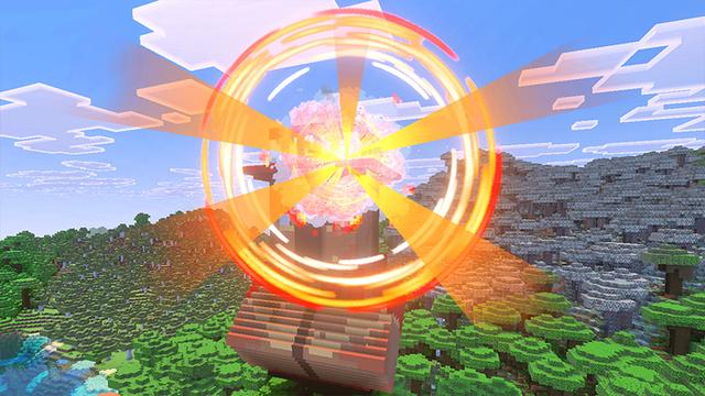 Screenshot of the Minecraft Bedrock Marketplace product TNT+ Add-On created by GoE-Craft.