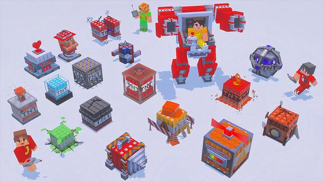 Screenshot of the Minecraft Bedrock Marketplace product TNT+ Add-On created by GoE-Craft.