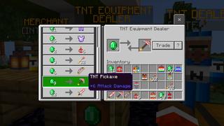 Screenshot of the Minecraft Bedrock Marketplace product TNT Rain created by GoE-Craft.