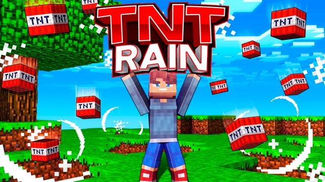 Thumbnail of the Minecraft Bedrock Marketplace product TNT Rain created by GoE-Craft.