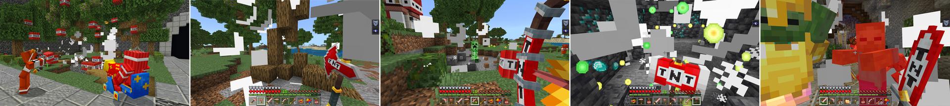 Panorama of the Minecraft Bedrock Marketplace product TNT Tools created by GoE-Craft.