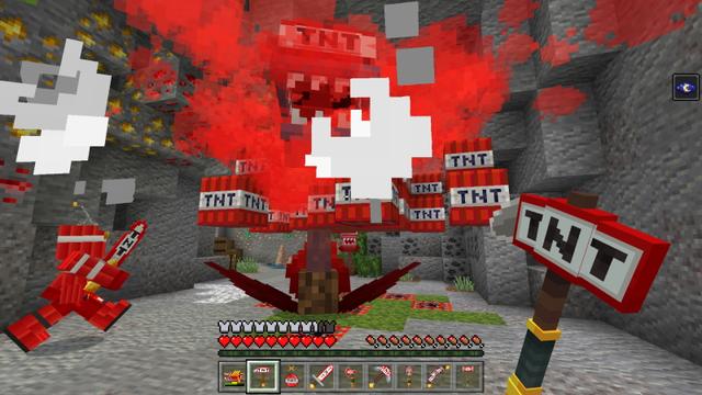 Screenshot of the Minecraft Bedrock Marketplace product TNT Tools created by GoE-Craft.