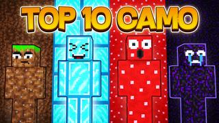 Thumbnail of the Minecraft Bedrock Marketplace product TOP 10 CAMO Skins created by GoE-Craft.