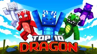 Thumbnail of the Minecraft Bedrock Marketplace product TOP 10 Dragon Skins created by GoE-Craft.