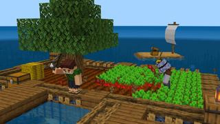 Screenshot of the Minecraft Bedrock Marketplace product UHC Raft Survival created by GoE-Craft.