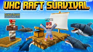 Thumbnail of the Minecraft Bedrock Marketplace product UHC Raft Survival created by GoE-Craft.