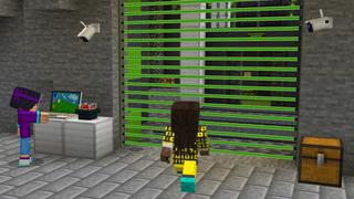 Screenshot of the Minecraft Bedrock Marketplace product Ultimate Hacker Bunker created by GoE-Craft.