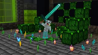 Screenshot of the Minecraft Bedrock Marketplace product Ultimate Hacker Bunker created by GoE-Craft.