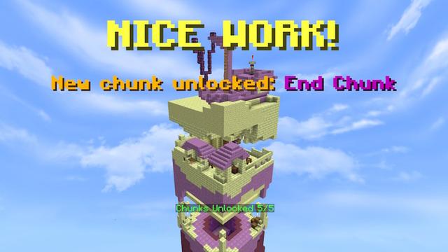 Screenshot of the Minecraft Bedrock Marketplace product Ultimate One Chunk created by GoE-Craft.