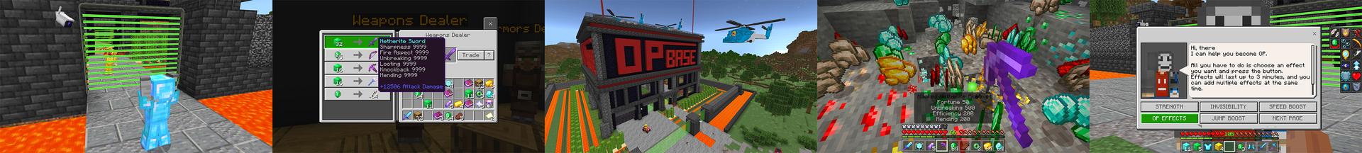 Panorama of the Minecraft Bedrock Marketplace product Ultimate OP Base created by GoE-Craft.