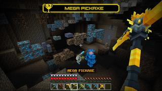 Screenshot of the Minecraft Bedrock Marketplace product Ultimate OP Pickaxe created by GoE-Craft.