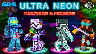 Thumbnail of the Minecraft Bedrock Marketplace product Ultra Neon Warriors & Wizards created by GoE-Craft.
