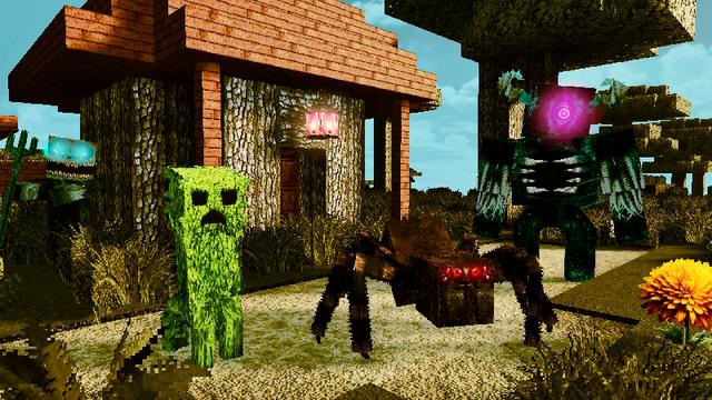 Screenshot of the Minecraft Bedrock Marketplace product Ultra Realism created by GoE-Craft.