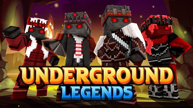 Thumbnail of the Minecraft Bedrock Marketplace product Underground Legends created by GoE-Craft.