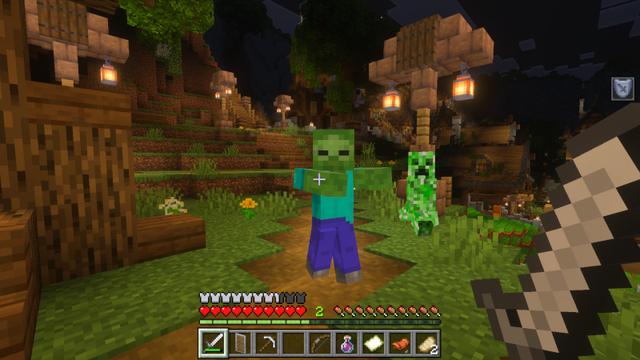 Screenshot of the Minecraft Bedrock Marketplace product Village in a Hole created by GoE-Craft.