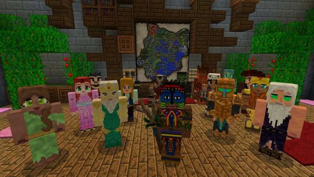 Screenshot of the Minecraft Bedrock Marketplace product Village Kingdom created by GoE-Craft.