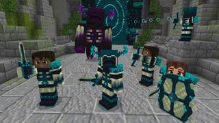 Screenshot of the Minecraft Bedrock Marketplace product Warden Invasion created by GoE-Craft.