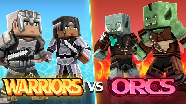Thumbnail of the Minecraft Bedrock Marketplace product Warriors vs Orcs created by GoE-Craft.