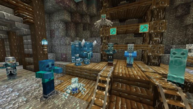 Screenshot of the Minecraft Bedrock Marketplace product Winter Craft - Frozen Textures created by GoE-Craft.