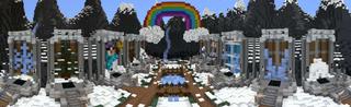 Panorama of the Minecraft Bedrock Marketplace product Winter Droppers created by GoE-Craft.