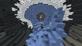 Screenshot of the Minecraft Bedrock Marketplace product Winter Droppers created by GoE-Craft.