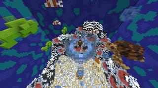 Screenshot of the Minecraft Bedrock Marketplace product Winter Droppers created by GoE-Craft.