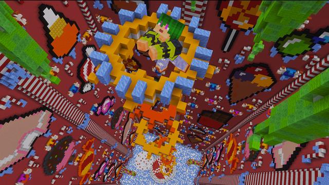 Screenshot of the Minecraft Bedrock Marketplace product Winter Droppers created by GoE-Craft.