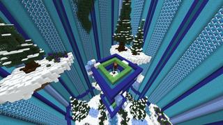 Screenshot of the Minecraft Bedrock Marketplace product Winter Droppers created by GoE-Craft.