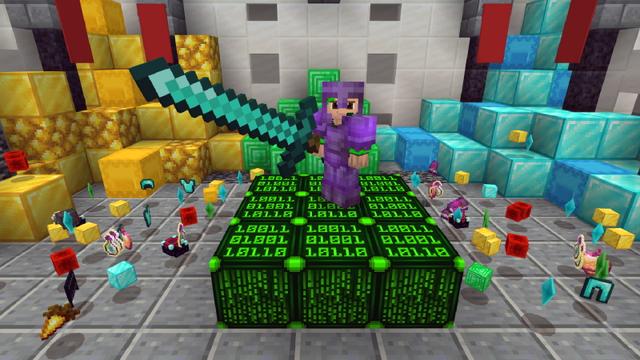 Screenshot of the Minecraft Bedrock Marketplace product Winter Hacker Mansion created by GoE-Craft.