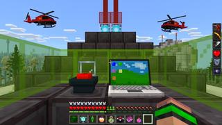 Screenshot of the Minecraft Bedrock Marketplace product Winter Hacker Mansion created by GoE-Craft.