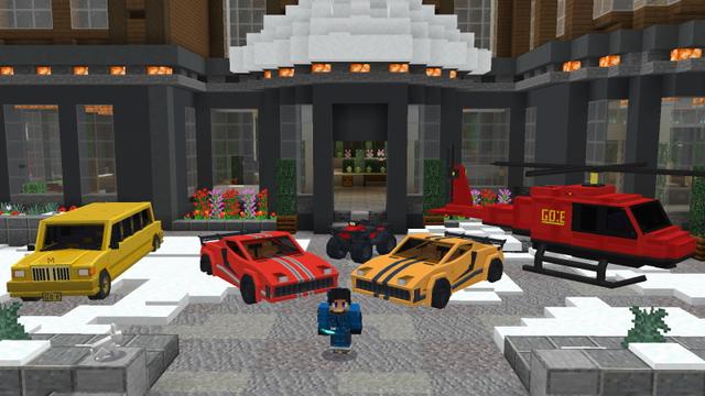Screenshot of the Minecraft Bedrock Marketplace product Winter Millionaire Mansion created by GoE-Craft.