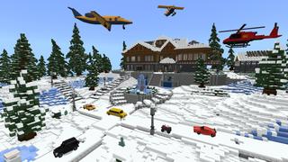 Screenshot of the Minecraft Bedrock Marketplace product Winter Millionaire Mansion created by GoE-Craft.