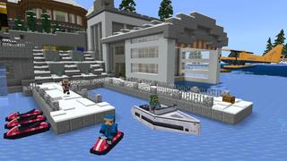 Screenshot of the Minecraft Bedrock Marketplace product Winter Millionaire Mansion created by GoE-Craft.
