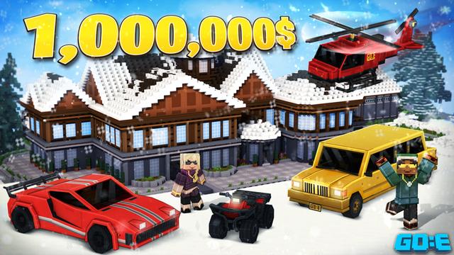 Thumbnail of the Minecraft Bedrock Marketplace product Winter Millionaire Mansion created by GoE-Craft.