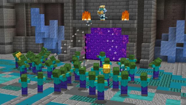 Screenshot of the Minecraft Bedrock Marketplace product Winter Weapons created by GoE-Craft.