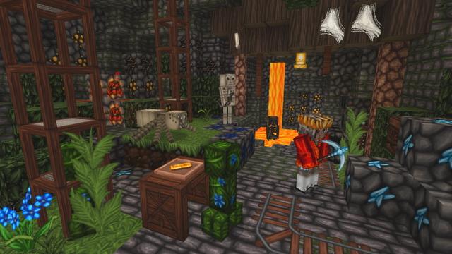 Screenshot of the Minecraft Bedrock Marketplace product Wolfhound - Medieval Textures created by GoE-Craft.