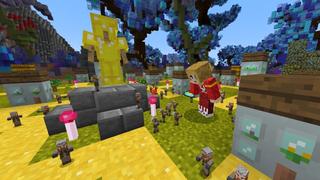 Screenshot of the Minecraft Bedrock Marketplace product Wonderland Rainbow created by GoE-Craft.