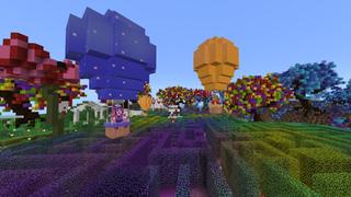 Screenshot of the Minecraft Bedrock Marketplace product Wonderland Rainbow created by GoE-Craft.