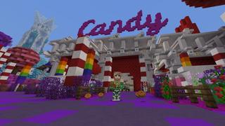 Screenshot of the Minecraft Bedrock Marketplace product Wonderland Rainbow created by GoE-Craft.