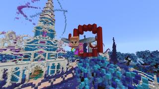 Screenshot of the Minecraft Bedrock Marketplace product Wonderland Rainbow created by GoE-Craft.