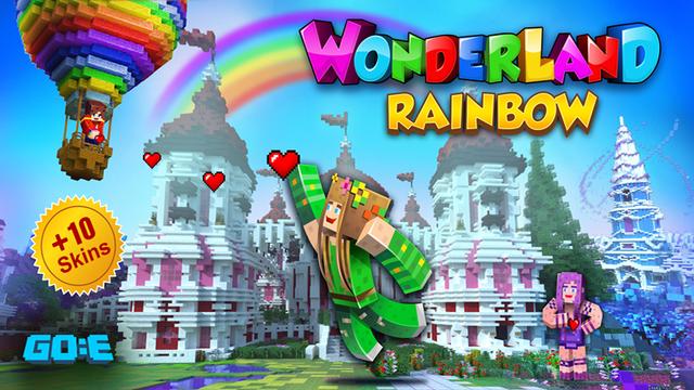 Thumbnail of the Minecraft Bedrock Marketplace product Wonderland Rainbow created by GoE-Craft.