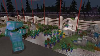 Screenshot of the Minecraft Bedrock Marketplace product World's Safest Mansion created by GoE-Craft.