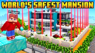 Thumbnail of the Minecraft Bedrock Marketplace product World's Safest Mansion created by GoE-Craft.