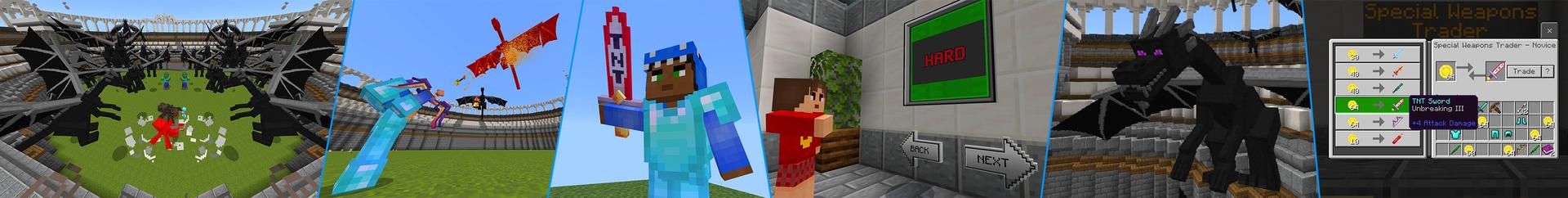 Panorama of the Minecraft Bedrock Marketplace product YOU vs 100! created by GoE-Craft.