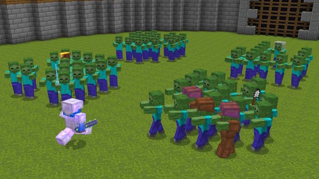 Screenshot of the Minecraft Bedrock Marketplace product YOU vs 100! created by GoE-Craft.