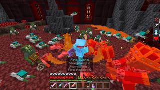 Screenshot of the Minecraft Bedrock Marketplace product Zombie Battle Arena created by GoE-Craft.