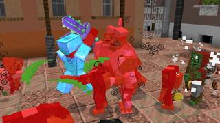 Screenshot of the Minecraft Bedrock Marketplace product Zombie Battle Arena created by GoE-Craft.