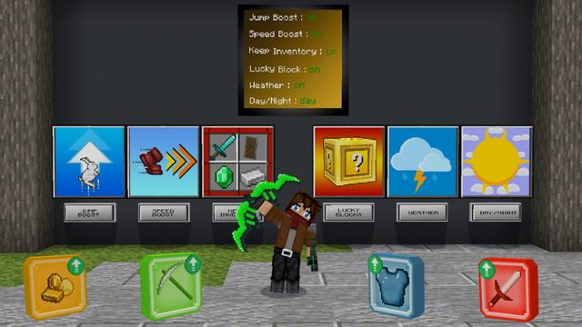 Screenshot of the Minecraft Bedrock Marketplace product ZOMBIE BEDWARS! created by GoE-Craft.