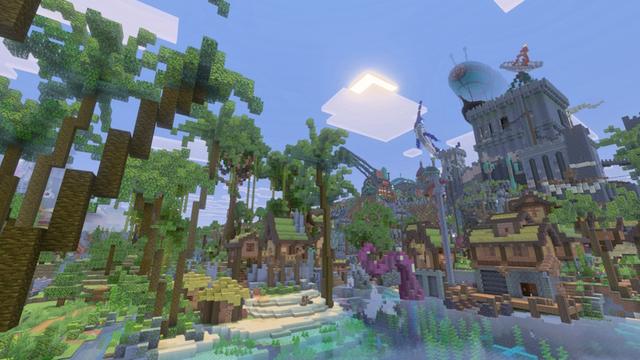 Screenshot of the Minecraft Bedrock Marketplace product Hermitcraft Season 10 Map created by Hermitcraft.