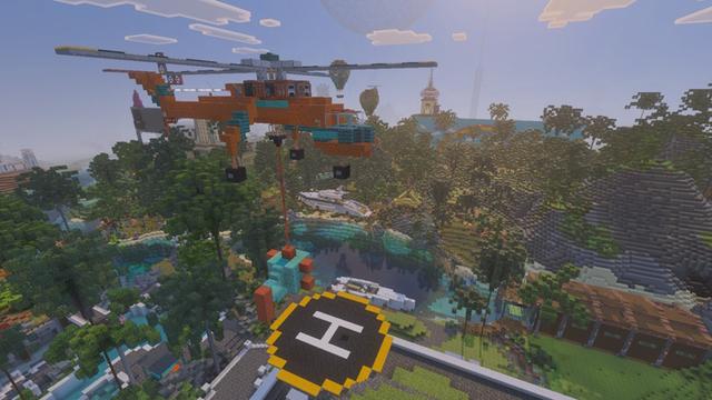 Screenshot of the Minecraft Bedrock Marketplace product Hermitcraft Season 10 Map created by Hermitcraft.